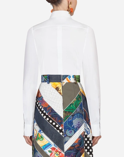 Shop Dolce & Gabbana Cotton Shirt In White