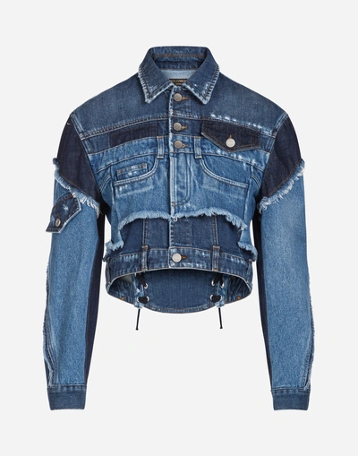 Shop Dolce & Gabbana Denim Jacket In Blue