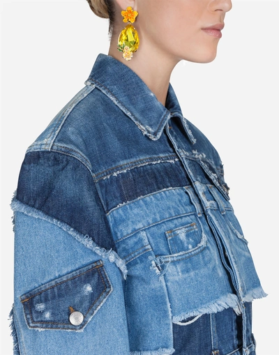 Shop Dolce & Gabbana Denim Jacket In Blue