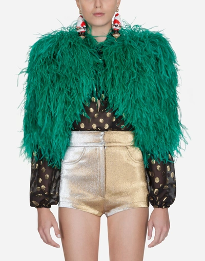 Shop Dolce & Gabbana Fur Bolero