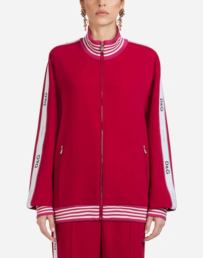 Shop Dolce & Gabbana Cady Sweatshirt In Red