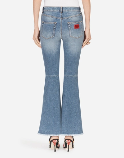 Shop Dolce & Gabbana Denim Pants In Blue