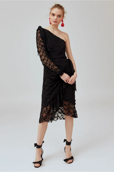 Shop Keepsake Retrospect Midi Dress In Black