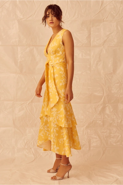 Shop Keepsake Fallen Dress In Golden Floral