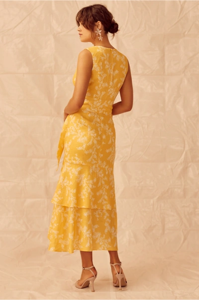 Shop Keepsake Fallen Dress In Golden Floral