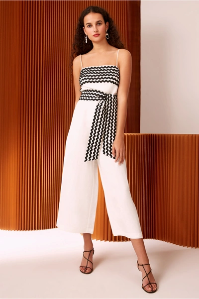 Shop C/meo Collective Incise Jumpsuit In Ivory