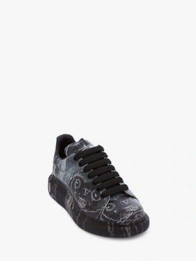 Alexander Mcqueen John Deakin Oversized Trainer In Black/ivory | ModeSens