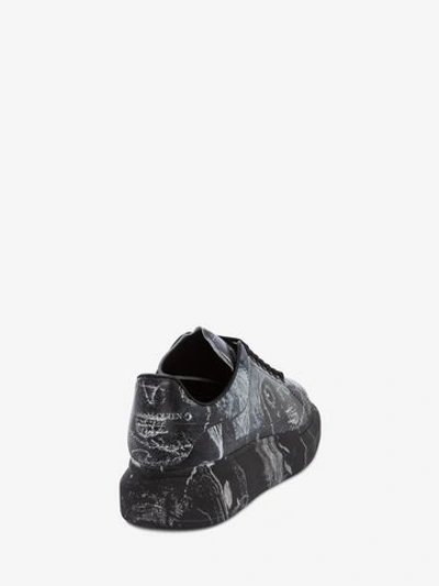 Shop Alexander Mcqueen John Deakin Oversized Sneaker In Black/ivory