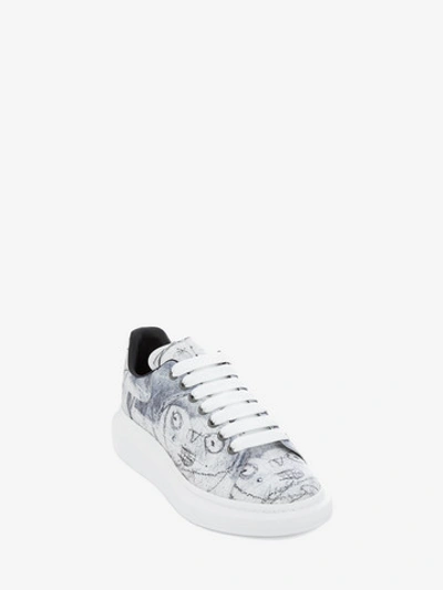 Shop Alexander Mcqueen Oversize-sneakers John Deakin In White/black