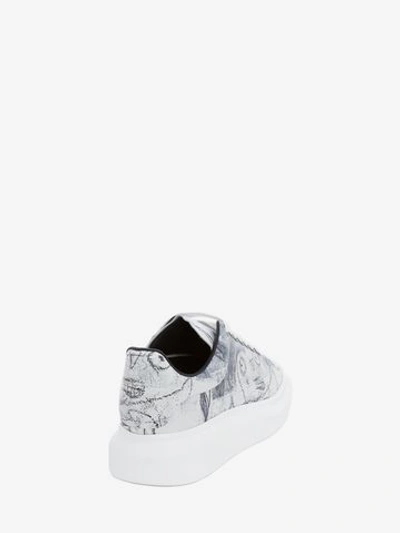 Shop Alexander Mcqueen Oversize-sneakers John Deakin In White/black