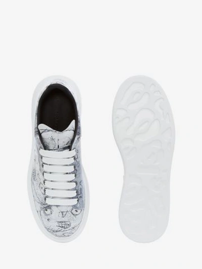 Shop Alexander Mcqueen Oversize-sneakers John Deakin In White/black