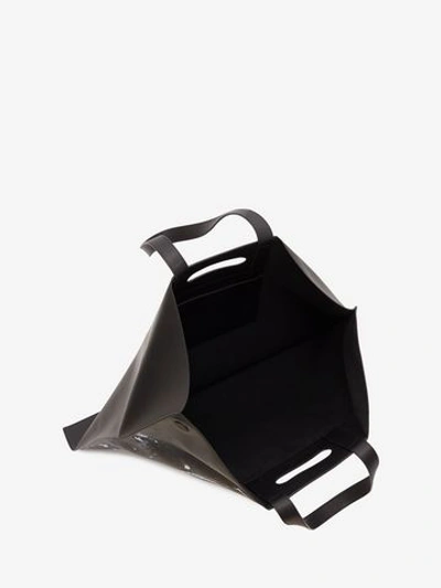 Shop Alexander Mcqueen John Deakin De Manta Shopper In Black