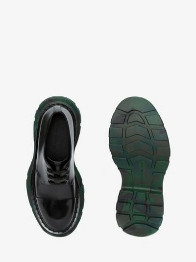 Shop Alexander Mcqueen Tread Derby In Black/camouflage