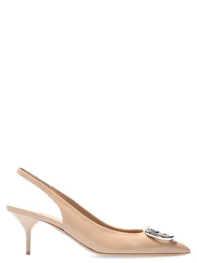 Shop Burberry 'd-ring' Shoes In Beige