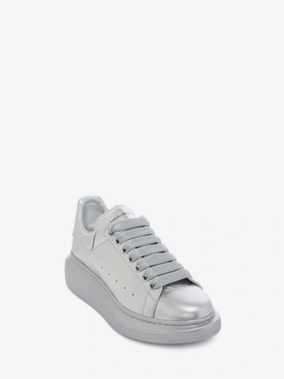 Shop Alexander Mcqueen Oversized Sneaker In Silver