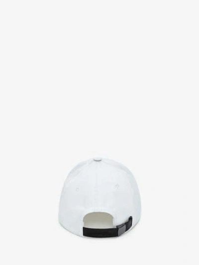 Shop Alexander Mcqueen Mcqueen Baseball Cap In White