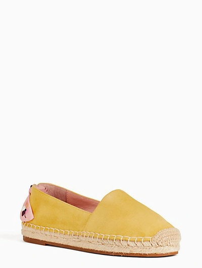 Shop Kate Spade Grayson Espadrille Flats In Roasted Maize