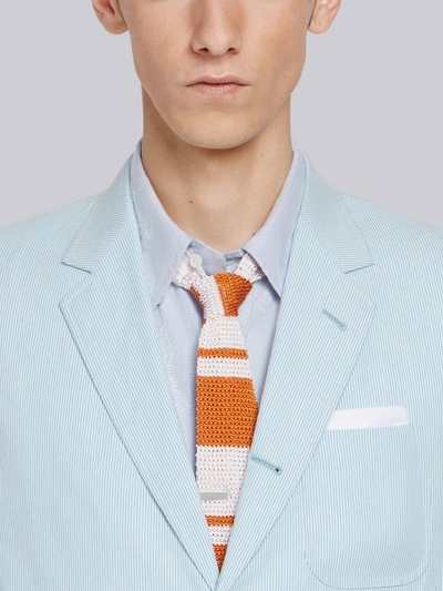 Shop Thom Browne Patch Pocket Pincord Sack Sport Coat In Blue