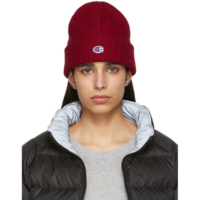 champion reverse weave logo beanie