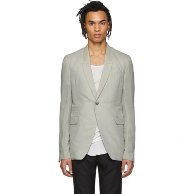 Shop Rick Owens Grey Soft Blazer In 61 Oyster