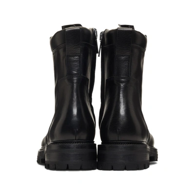 Shop Rick Owens Black Low Army Boots In 09 Black
