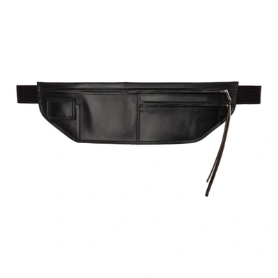 Shop Rick Owens Black Money Belt Pouch In 09 Black