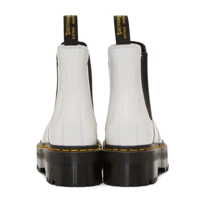 Dr. Martens' Dr. Martens 2976 Quad Platform Chelsea Boot In White