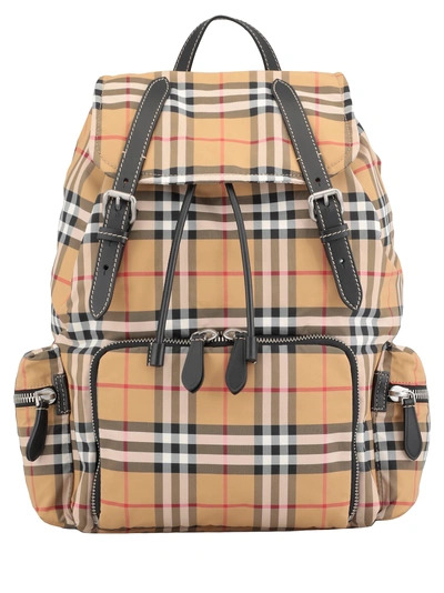 Shop Burberry Rucksack Large Backpack In Antique Yellow