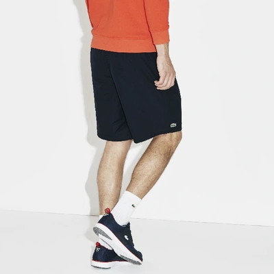 Lacoste Lightweight Diamond Taffeta Tennis Shorts - 4xl - 9 In Blue