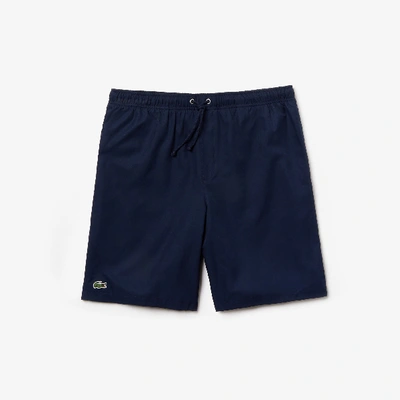 Lacoste Lightweight Diamond Taffeta Tennis Shorts - 4xl - 9 In Blue