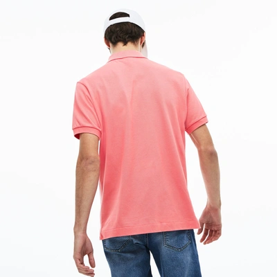 Shop Lacoste Men's Classic Fit L.12.12 Polo - M - 4 In Pink