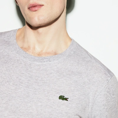 Lacoste Men's Ultra Dry Cotton Sport T-shirt - 3xl - 8 In Grey