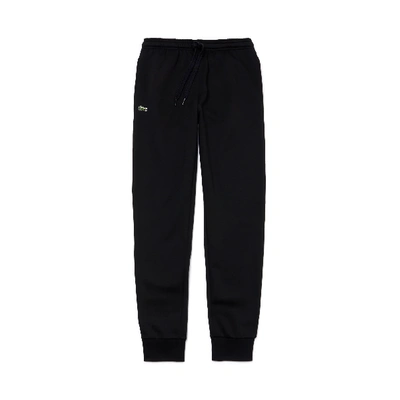 Shop Lacoste Men's Sport Fleece Tennis Sweatpants - 3xl - 8 In Black