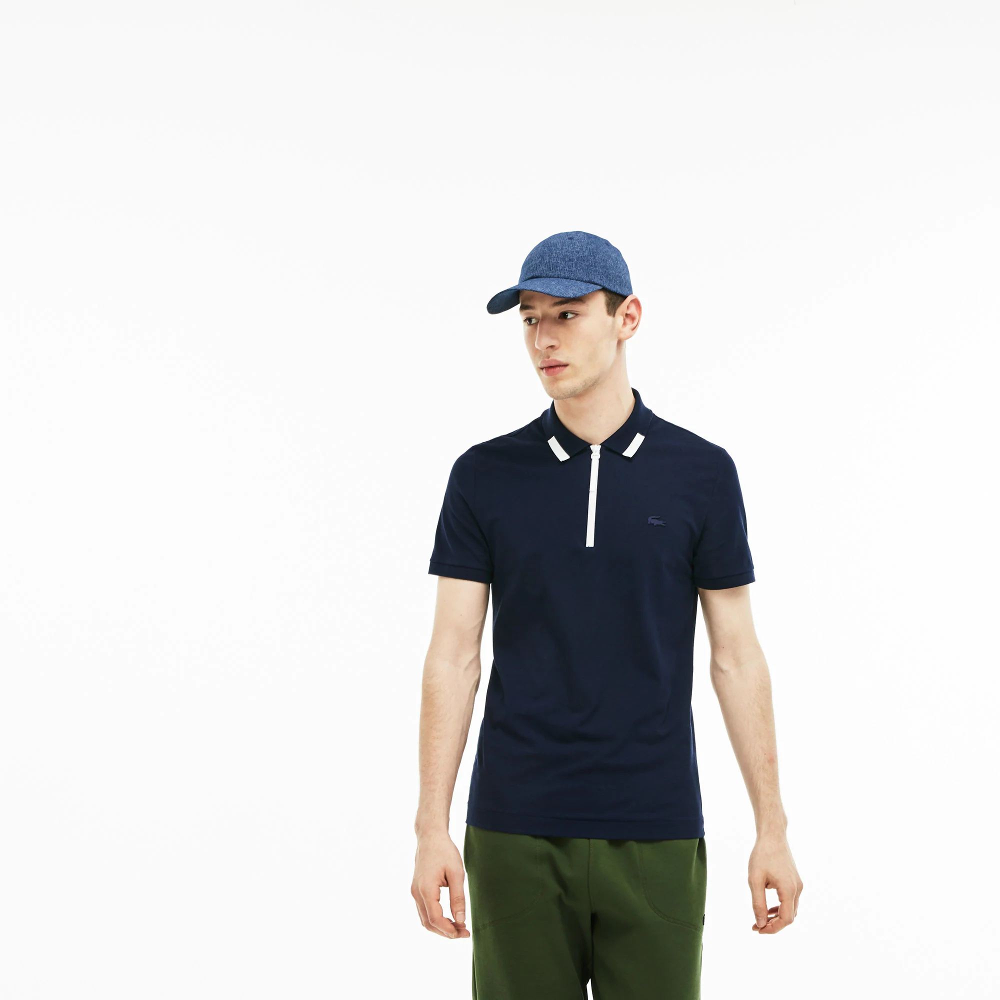 lacoste cotton pique cap