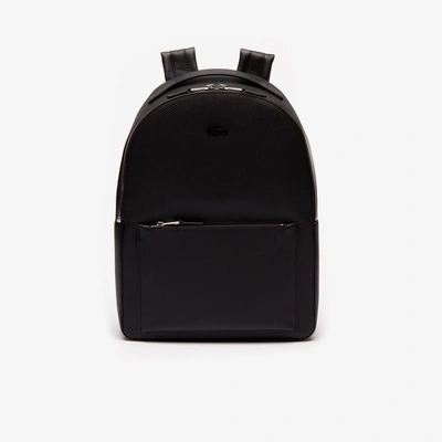 Lacoste Men's Chantaco Soft Leather Zip Backpack In Black | ModeSens