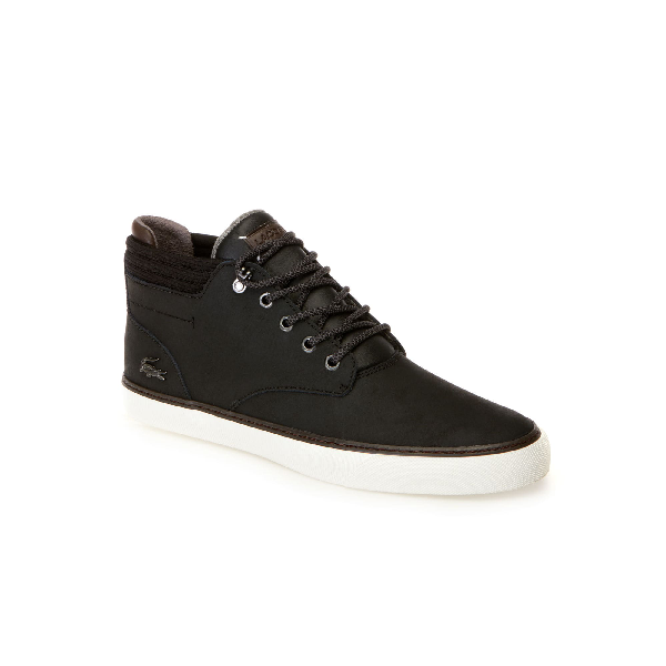 lacoste black esparre winter trainers