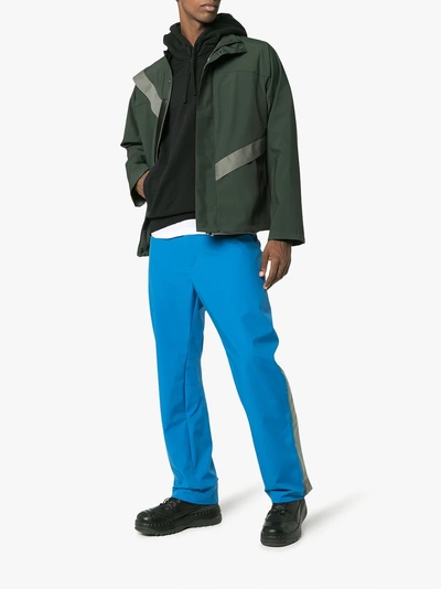 Kiko Kostadinov Gaetan Cut Through Jacket In Green | ModeSens 