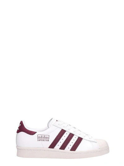Shop Adidas Originals White Leather Superstars 80s Sneakers