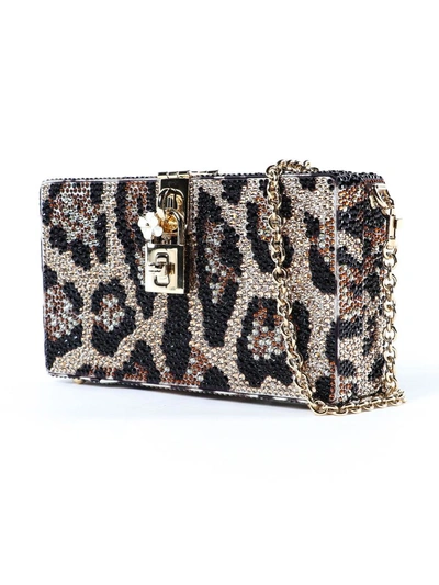 Shop Dolce & Gabbana Embellished Shoulder Bag In M Leo New