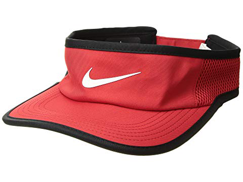 nike red visor