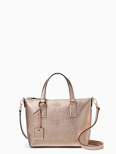 Shop Kate Spade Cameron Street Lucie Crossbody In Rose Gold