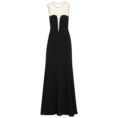 Shop Stella Mccartney Black Plunge Gown