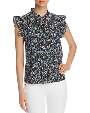 tory burch ruffle shell top