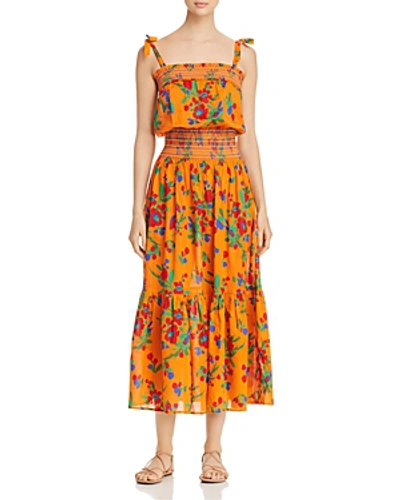Shop Tory Burch Floral-print Sundress In Toucan Floral