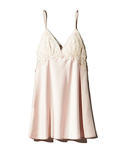 Shop Flora Nikrooz Rosa Charmeuse Chemise In Shell Pink
