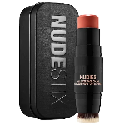Shop Nudestix Nudies Cream Blush All-over-face Color Sunset Strip 0.25 oz/ 7 G