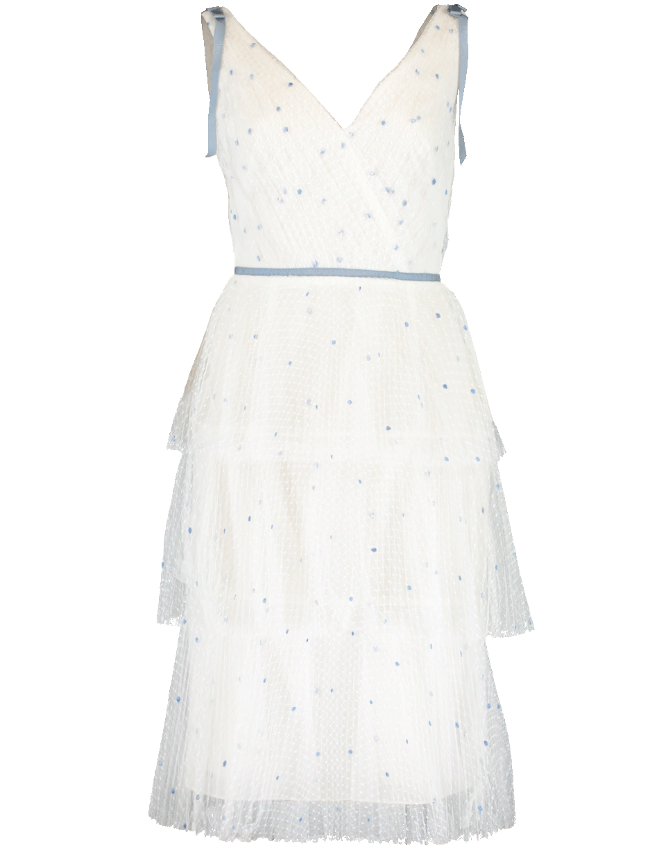 tiered cocktail dress