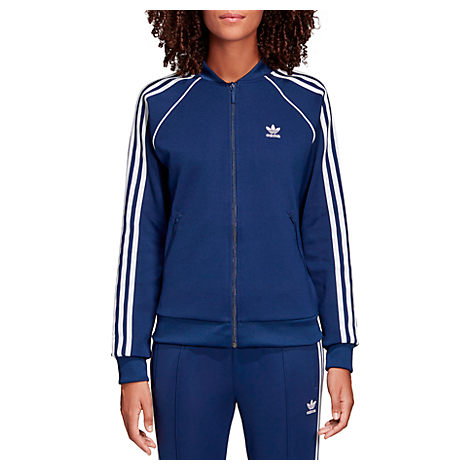 adidas originals superstar track top blue