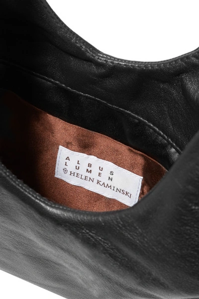 Shop Albus Lumen Sensillo Leather Tote In Black