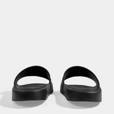 Shop Valentino Garavani | Vltn Pool Slides In Black Pvc